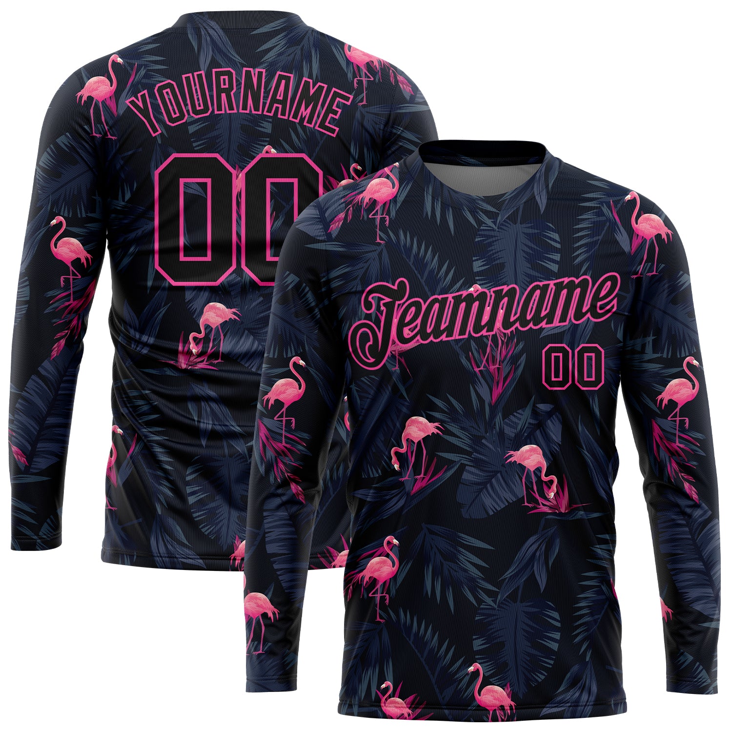 Cheap Custom 3D Pattern Design Flamingo Authentic Baseball Jersey Free  Shipping – CustomJerseysPro