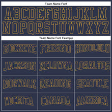 Charger l&#39;image dans la galerie, Custom Navy Navy-Old Gold Long Sleeve Performance Salute To Service T-Shirt
