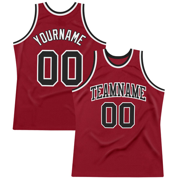 Custom Basketball Jersey - Front and Back (Maroon, Youth X-Large - 1 Side  Only)