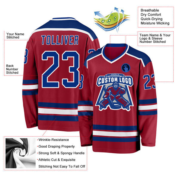 Custom Hockey Jerseys: Numbering, Lettering, & Logo Materials – Discount  Hockey