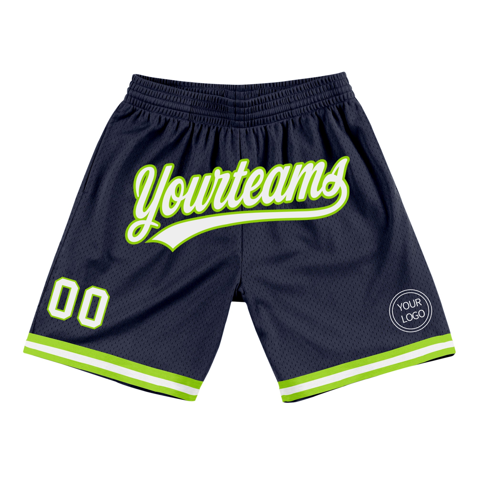 Cheap Custom Neon Green Navy-White Authentic Throwback Basketball Jersey  Free Shipping – CustomJerseysPro