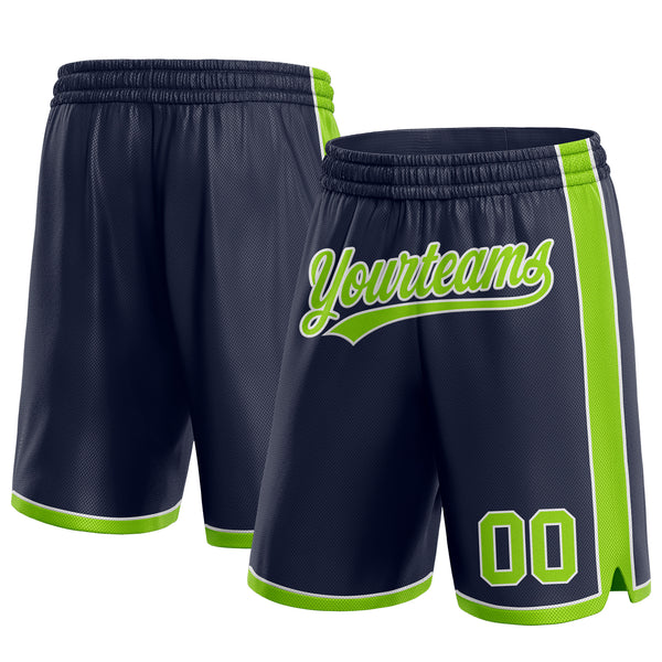 Cheap Custom Neon Green Navy-White Authentic Throwback Basketball Jersey  Free Shipping – CustomJerseysPro