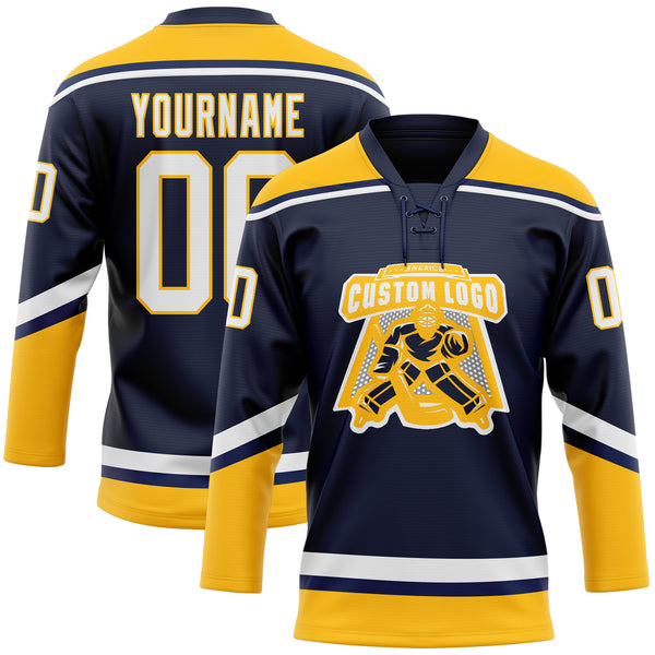 Cheap Custom Old Gold Purple-Black Hockey Jersey Free Shipping –  CustomJerseysPro