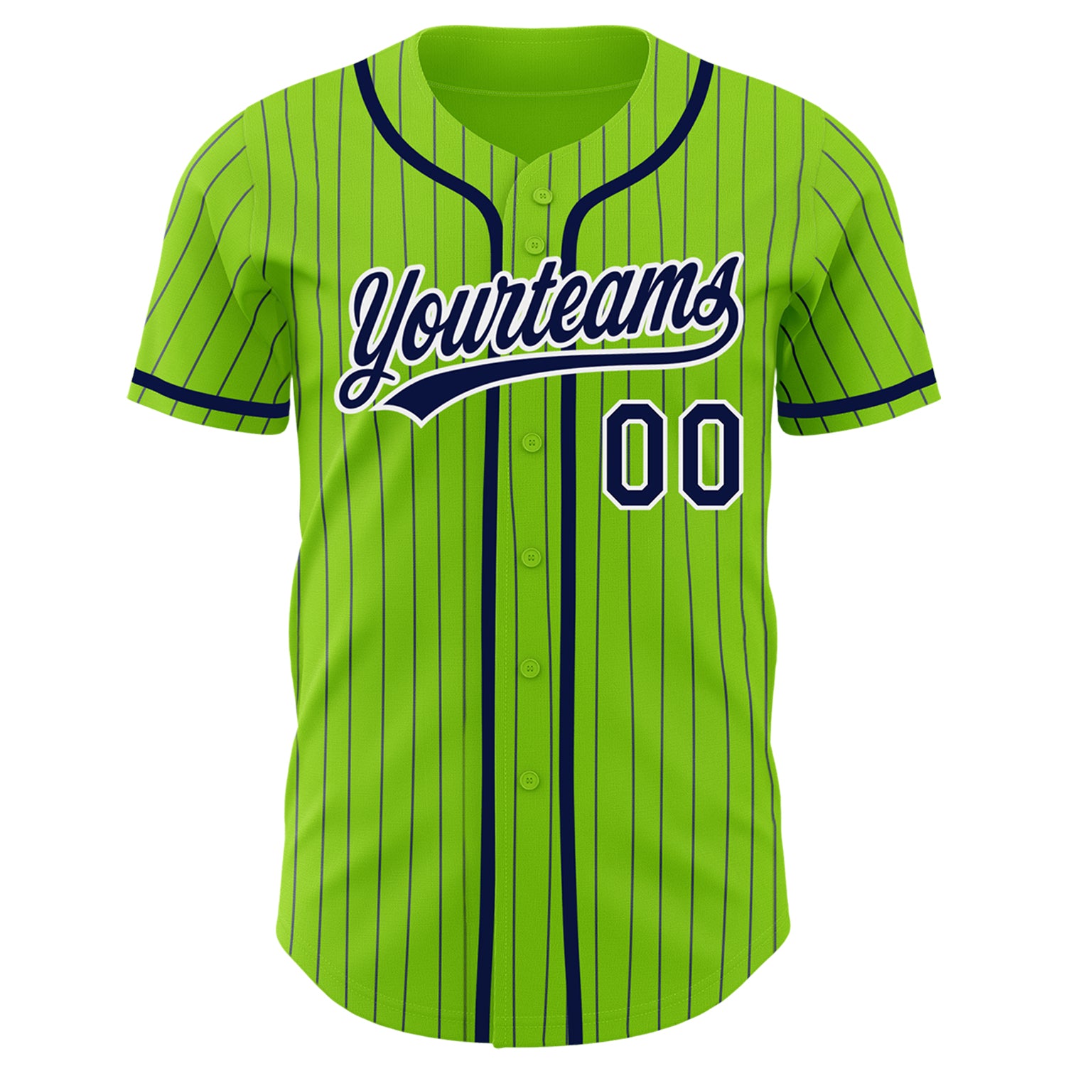 Custom Cream Kelly Green-Navy Authentic Baseball Jersey Sale