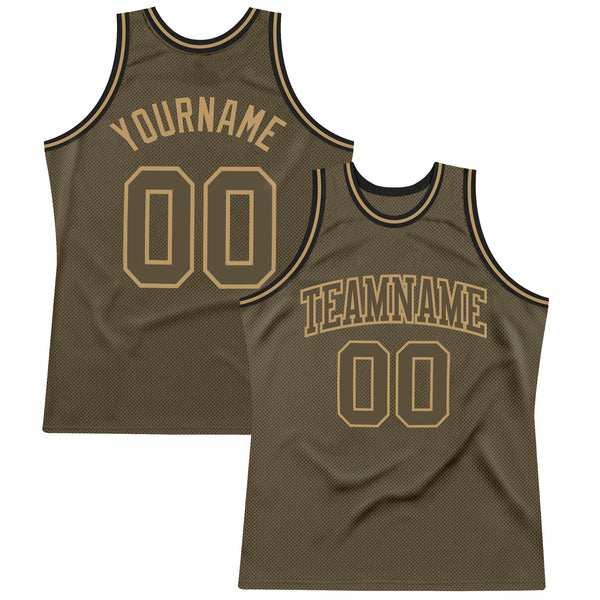 Cheap Custom Olive Olive-Old Gold Authentic Throwback Salute To Service  Basketball Jersey Free Shipping – CustomJerseysPro