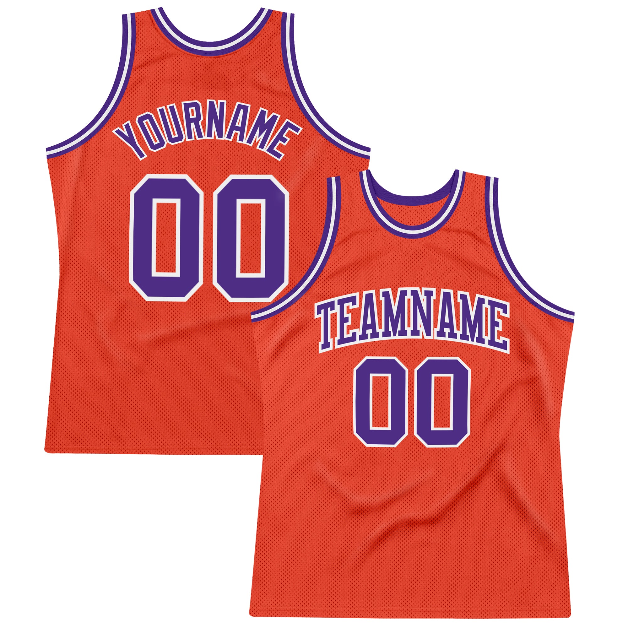 Cheap Custom Orange Orange-White Authentic Throwback Basketball Jersey Free  Shipping – CustomJerseysPro