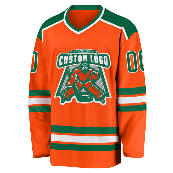 Cheap Custom White Pink-Kelly Green Hockey Lace Neck Jersey Free Shipping –  CustomJerseysPro