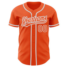 Charger l&#39;image dans la galerie, Custom Orange Orange-Gray Authentic Baseball Jersey
