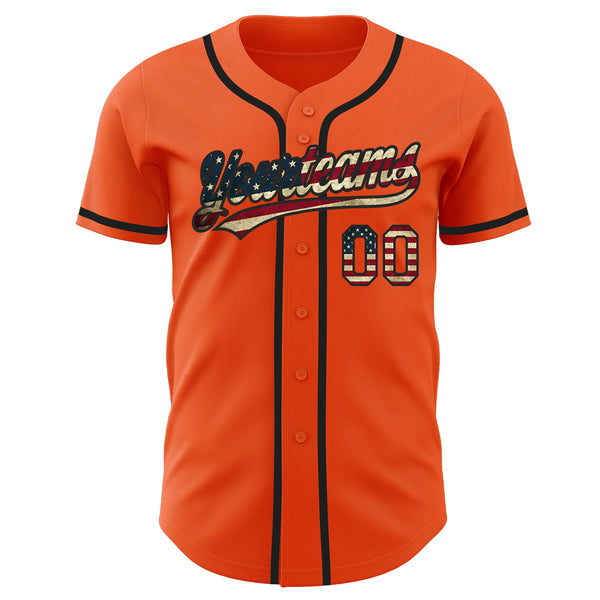 Custom Gray Orange-Black Baseball Jersey – CustomJerseysPro