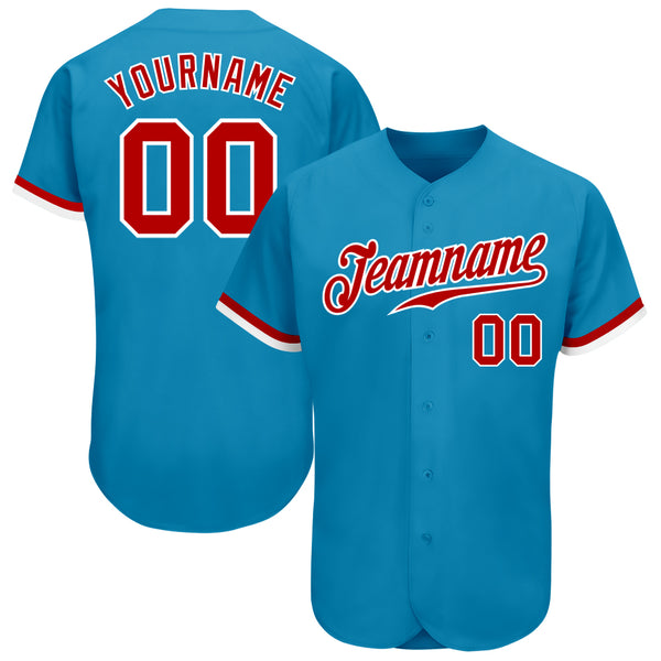 Cheap Custom Light Blue White-Red Authentic Sleeveless Baseball Jersey Free  Shipping – CustomJerseysPro