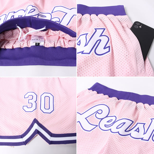 Cheap Custom Teal White-Purple Authentic Basketball Shorts Free Shipping –  CustomJerseysPro