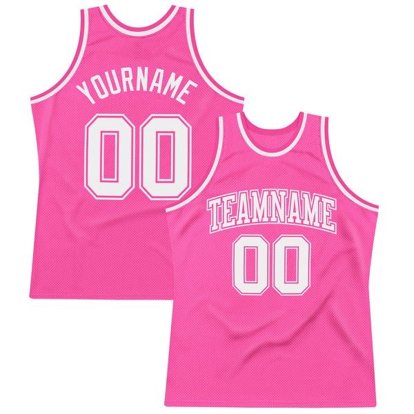 Cheap Custom Light Pink Black-White Authentic Throwback Basketball Jersey  Free Shipping – CustomJerseysPro