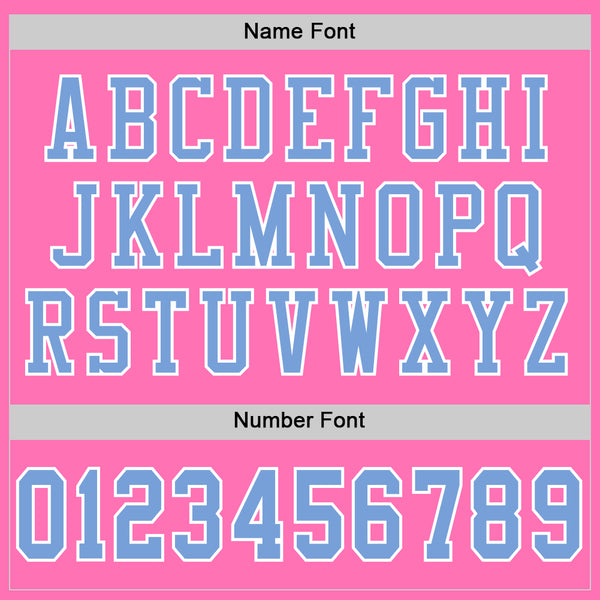 Buy Custom Football Jersey for Women / White and Pink Text