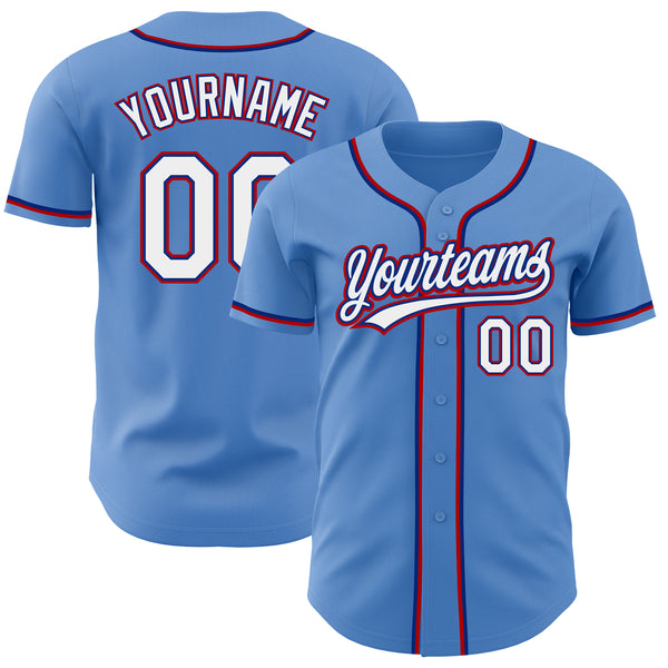 Cheap Custom White Blue-Orange Authentic Baseball Jersey Free Shipping –  CustomJerseysPro