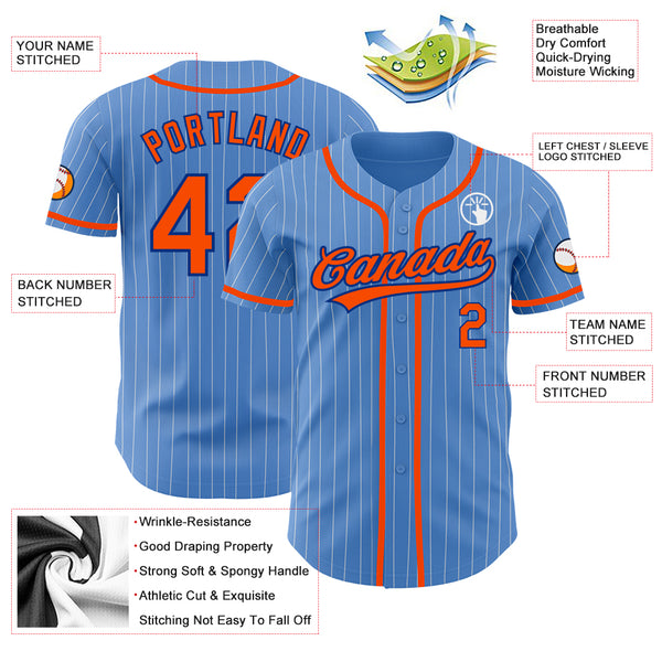 Cheap Custom Gray Orange-White Authentic Baseball Jersey Free Shipping –  CustomJerseysPro