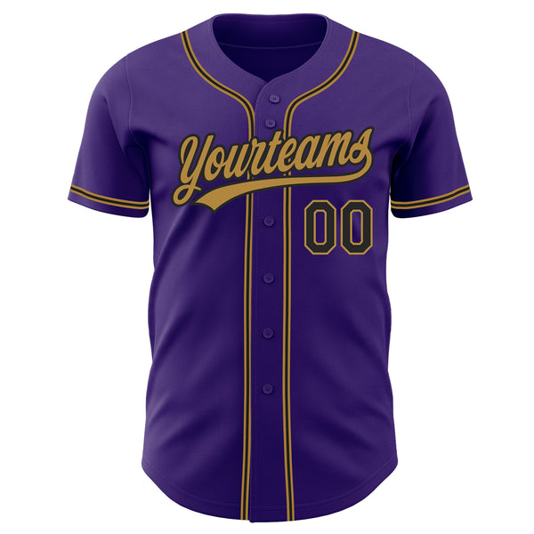 Cheap Custom Old Gold Purple-Black Hockey Jersey Free Shipping –  CustomJerseysPro