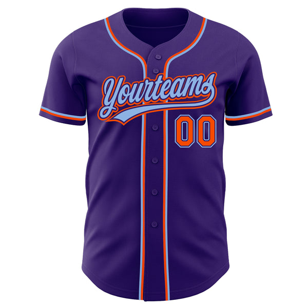 Cheap Custom Purple Black-Gray Authentic Baseball Jersey Free Shipping –  CustomJerseysPro