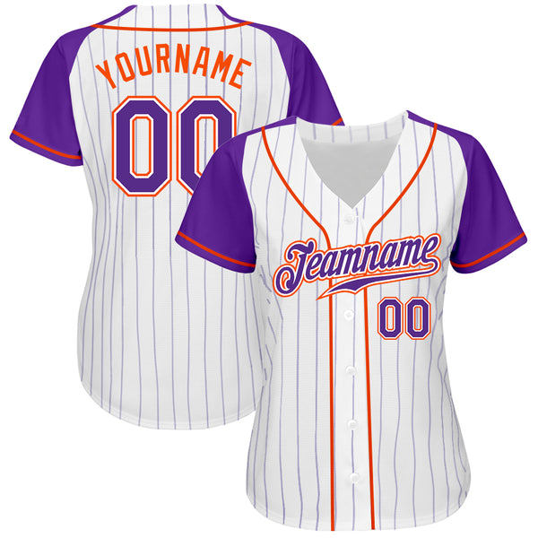 Cheap Custom Purple Orange-White Hockey Jersey Free Shipping –  CustomJerseysPro