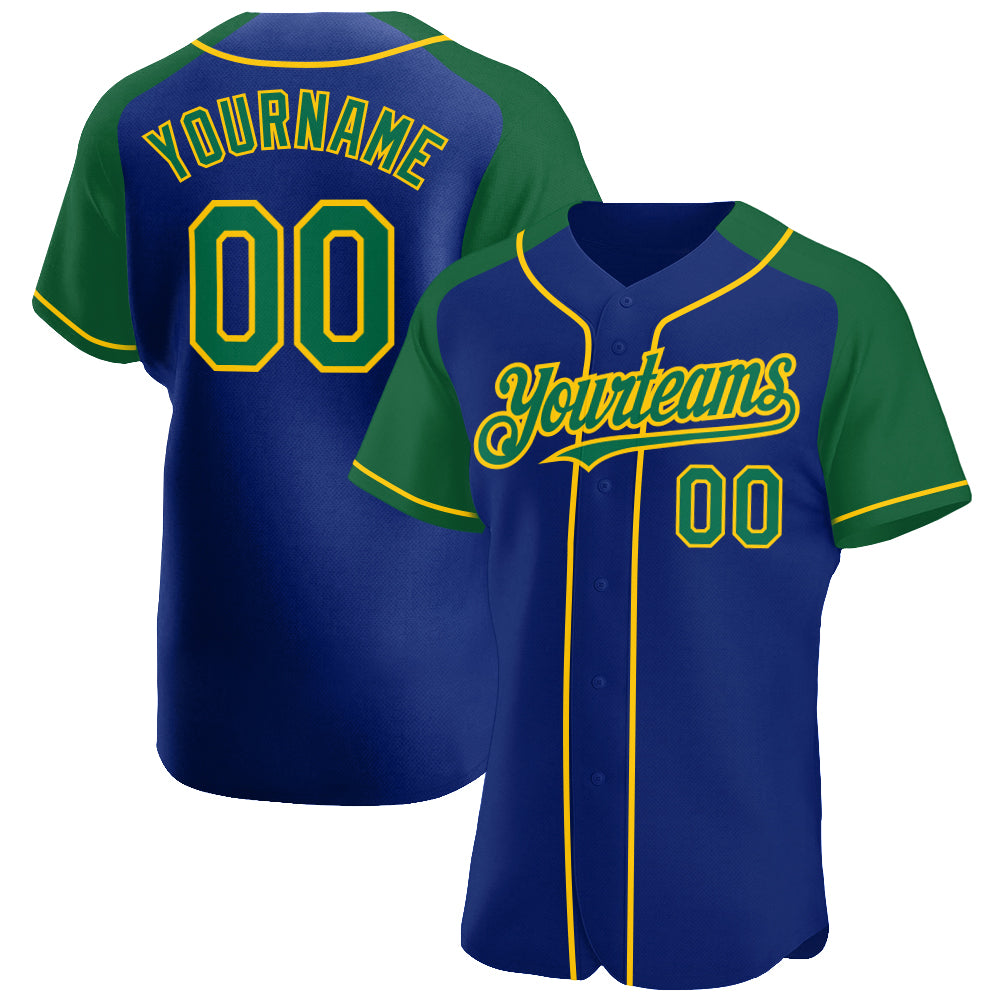 Cheap Custom Kelly Green Kelly Green-Gold Authentic Baseball Jersey Free  Shipping – CustomJerseysPro