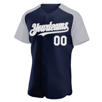 Sale Build Dark Gray Baseball Authentic Cream Father's Day Jersey Light Blue  – CustomJerseysPro