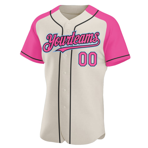 Cheap Custom Black Light Blue-Pink Hockey Jersey Free Shipping –  CustomJerseysPro