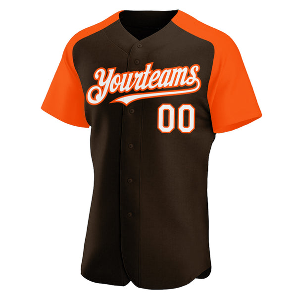 Cheap Custom White Brown Pinstripe Brown-Gold Authentic Baseball Jersey  Free Shipping – CustomJerseysPro