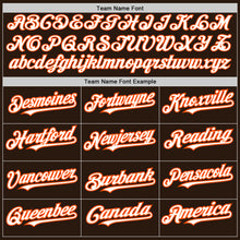 Laden Sie das Bild in den Galerie-Viewer, Custom Brown White-Orange Authentic Raglan Sleeves Baseball Jersey
