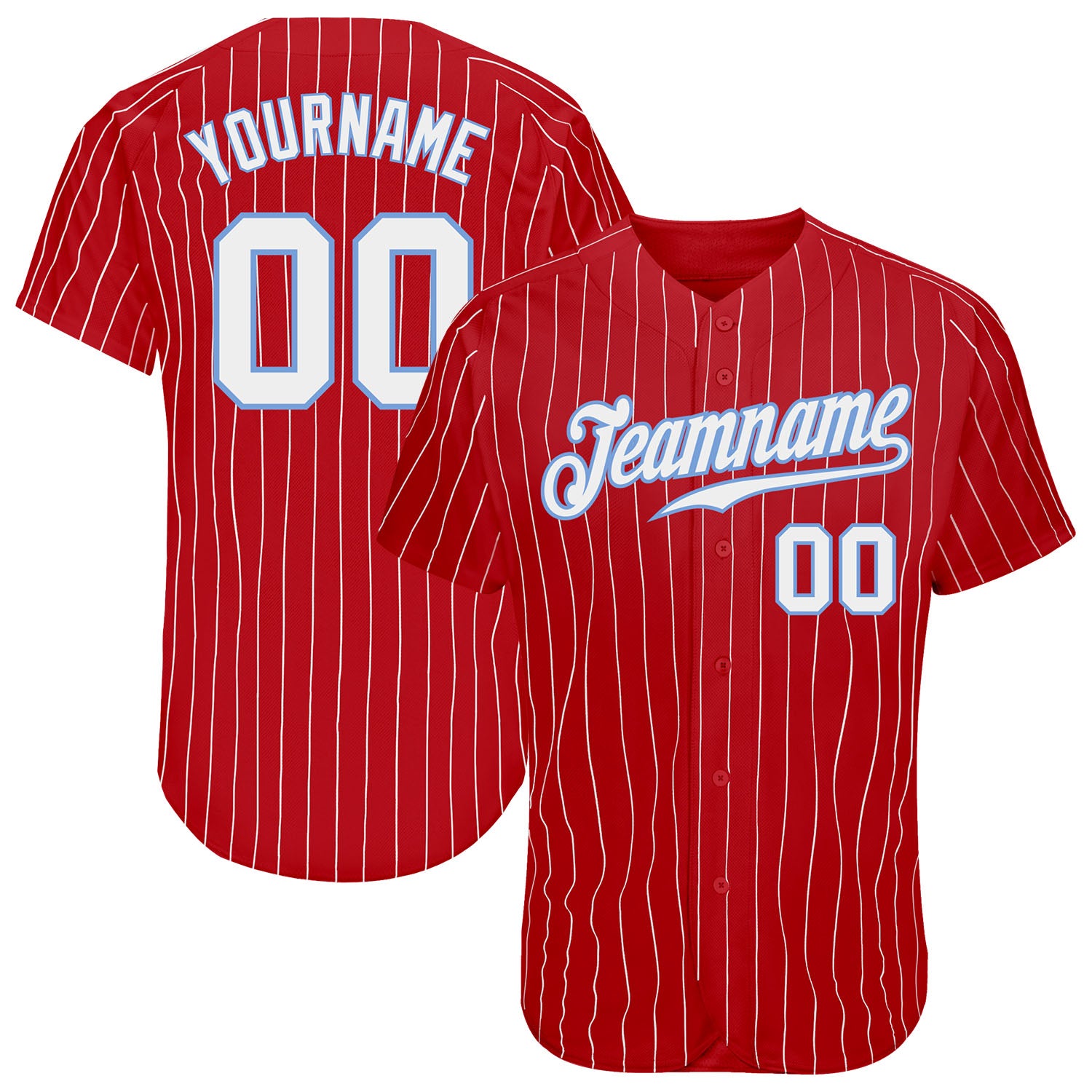 Premium Vector  White and red baseball jersey with a stripe on the front.