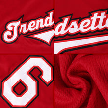 Charger l&#39;image dans la galerie, Custom Red Red-Old Gold Authentic Baseball Jersey
