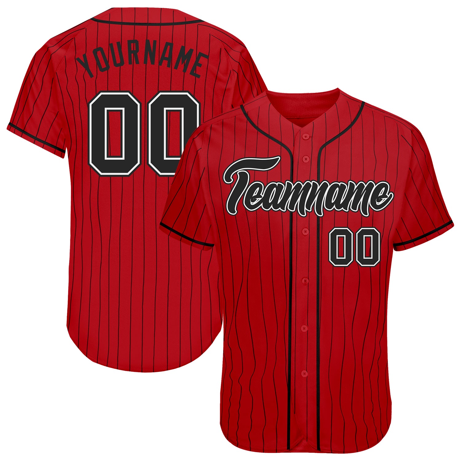 Cheap Custom Powder Blue Red Strip Red-Black Authentic Baseball Jersey Free  Shipping – CustomJerseysPro