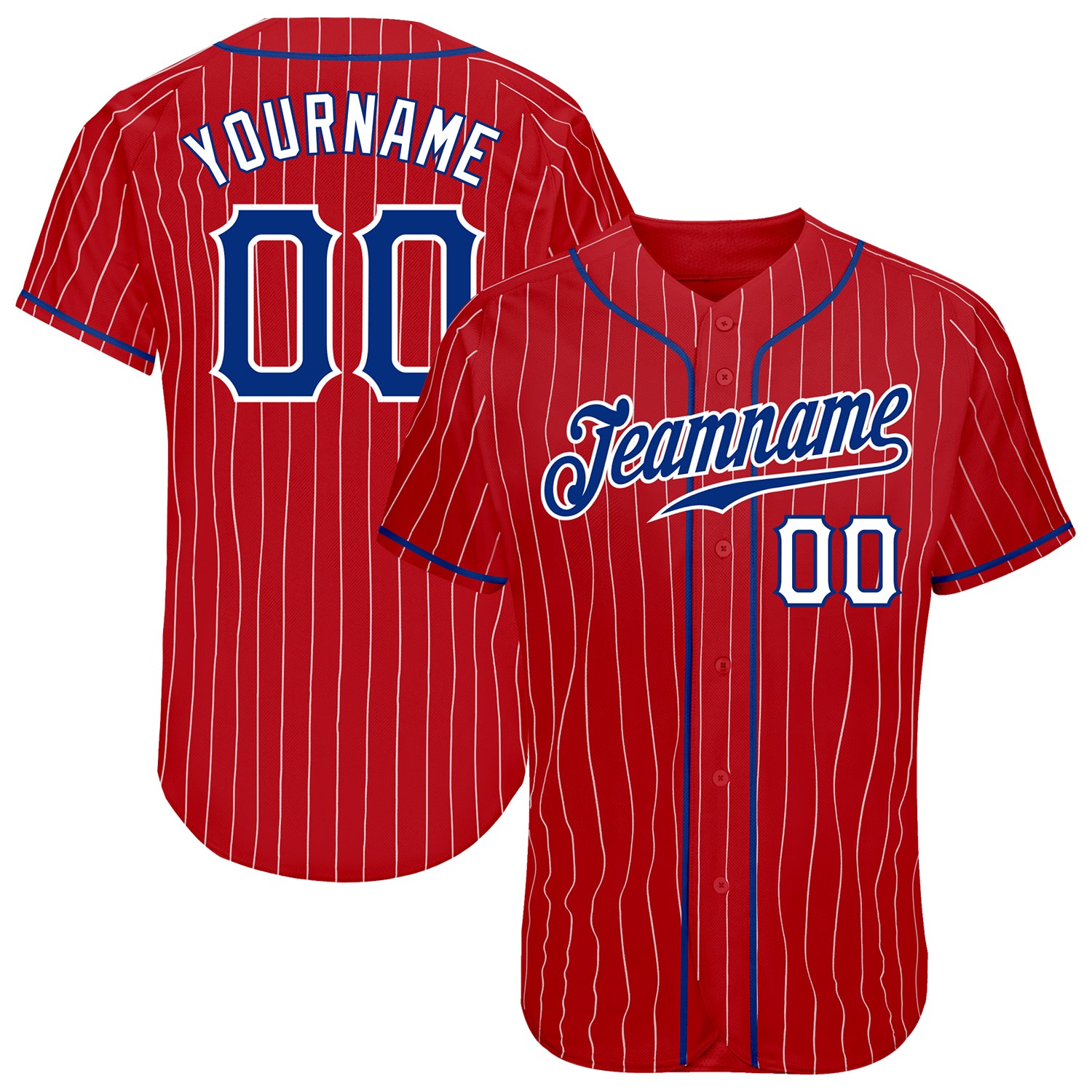 Custom Red White-Black Baseball Jersey – CustomJerseysPro