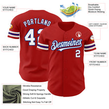 Laden Sie das Bild in den Galerie-Viewer, Custom Red White-Royal Authentic Baseball Jersey
