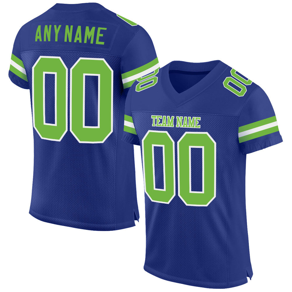 Seattle Seahawks Custom Team Authentic Long Sleeve T Shirt