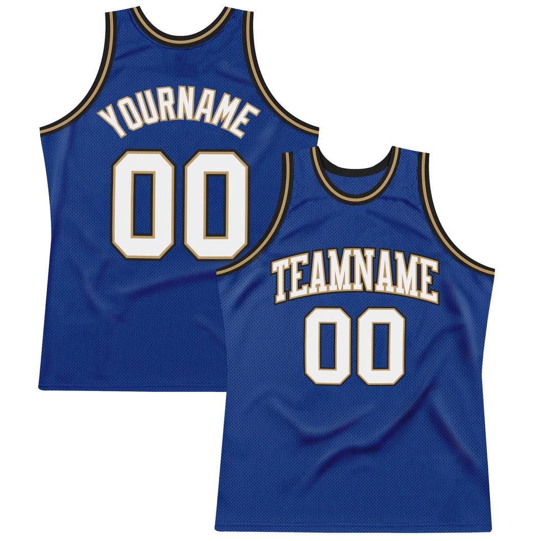 Cheap Custom White Blue-Orange Authentic Throwback Basketball Jersey Free  Shipping – CustomJerseysPro