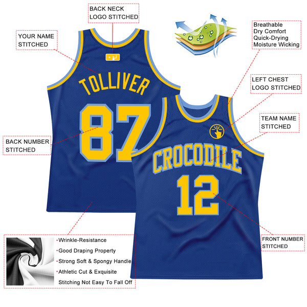 Cheap Custom Royal Gold-Light Blue Authentic Throwback Basketball Jersey  Free Shipping – CustomJerseysPro