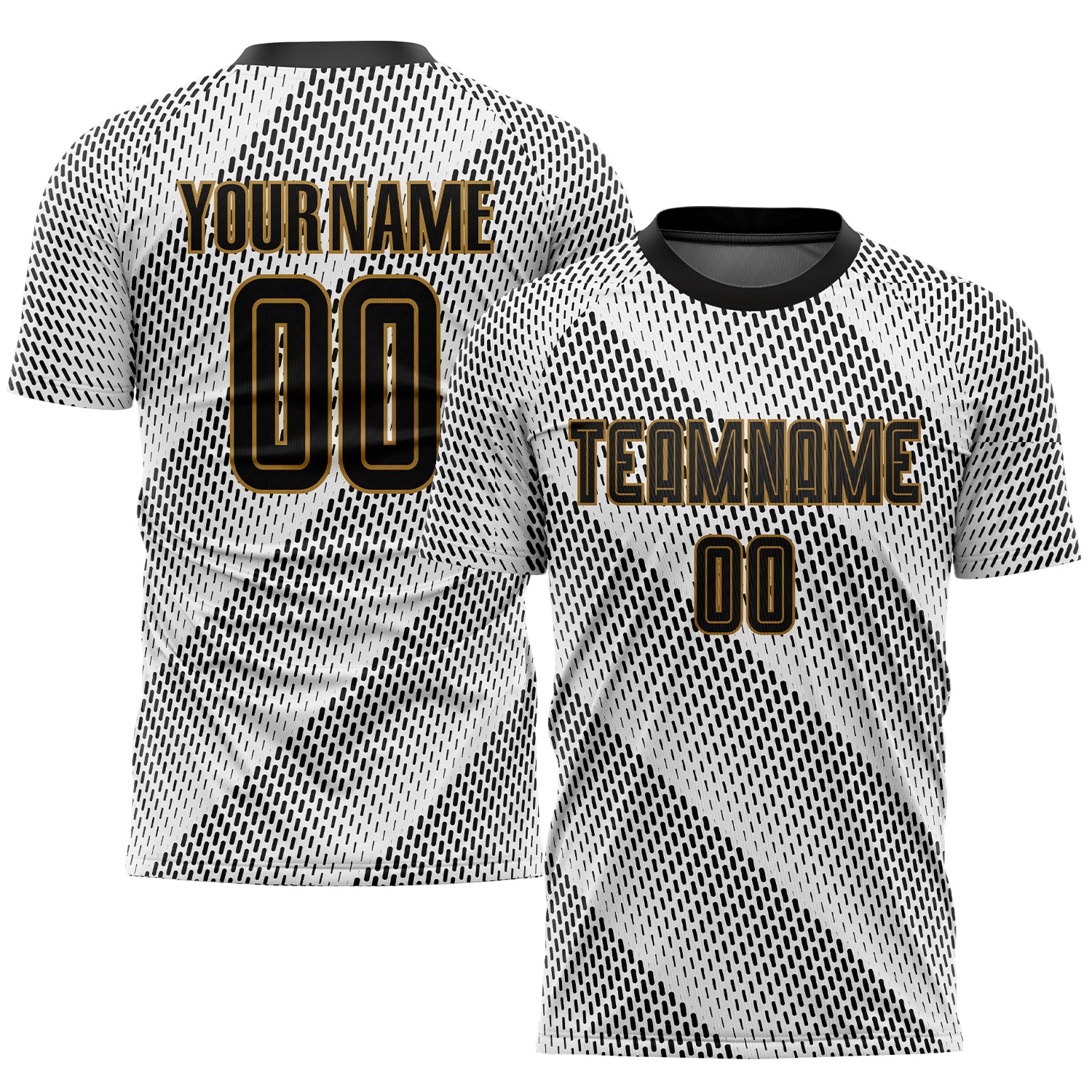 Cheap Custom Red Black-Old Gold Sublimation Soccer Uniform Jersey Free  Shipping – CustomJerseysPro