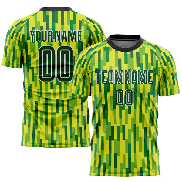 : Custom Green Football Jersey Design Your Names and