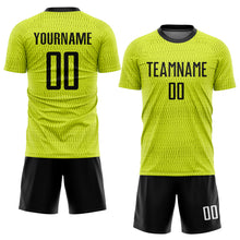 Load image into Gallery viewer, Custom Gold Black-White Sublimation Soccer Uniform Jersey
