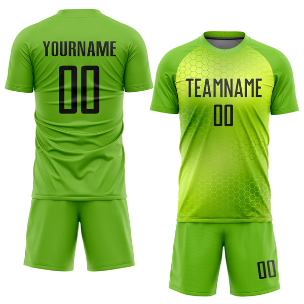 Cheap Custom Royal White-Neon Green Sublimation Soccer Uniform Jersey Free  Shipping – CustomJerseysPro