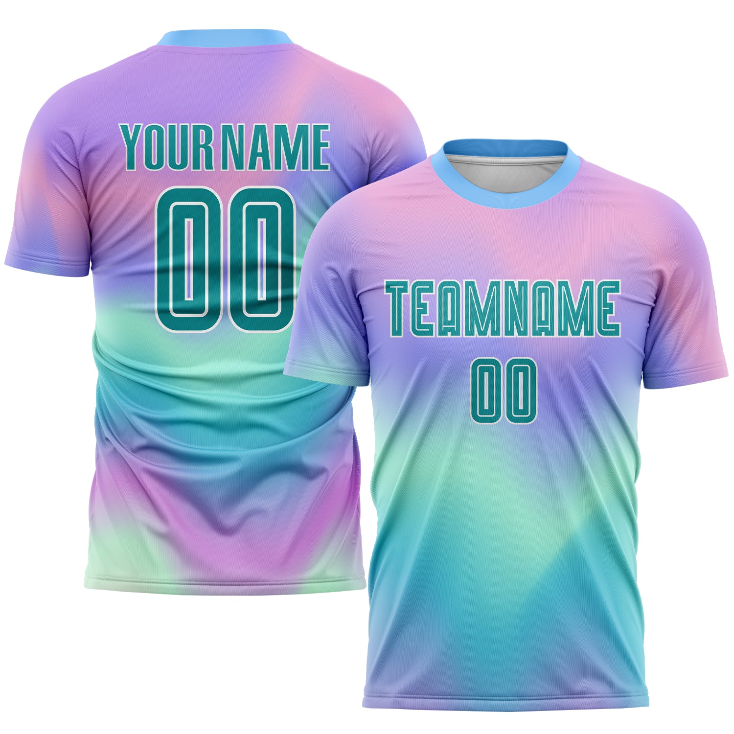 Custom Tie Dye Pink-White Sublimation Soccer Uniform Jersey Discount –  snapmade