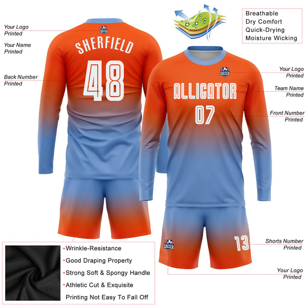 Cheap Custom Black Orange-White Mesh Split Fashion Football Jersey Free  Shipping – CustomJerseysPro