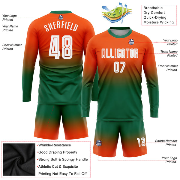 Wholesale Orange Soccer Team Wear Cheap Custom Sports