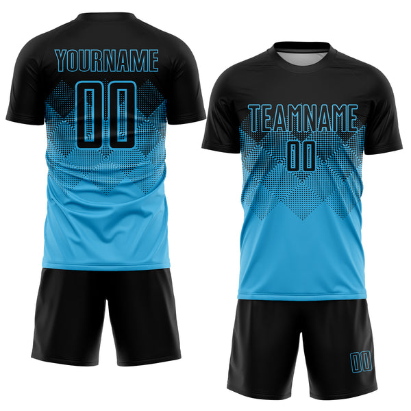 Cheap Custom Sky Blue Aqua Blue-White Sublimation Soccer Uniform Jersey  Free Shipping – CustomJerseysPro