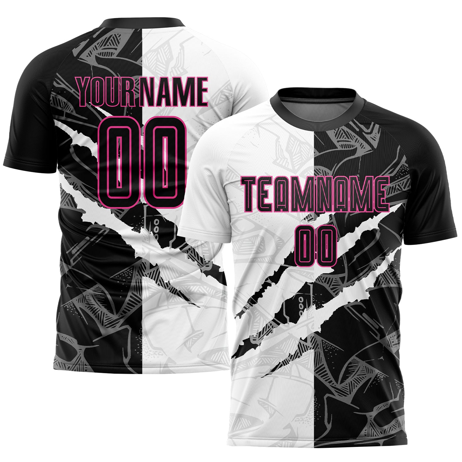 Buy Jersey Design - Pink and Black Panther Custom Jersey Design