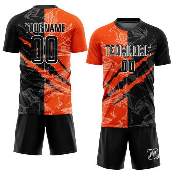 Customized Popular And Unique Soccer Jersey Design Sublimated Scale Pattern  Soccer Team Wear