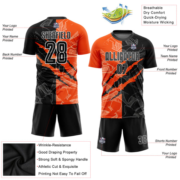 Cheap Custom Gray Black-Camo Sublimation Soccer Uniform Jersey Free  Shipping – CustomJerseysPro