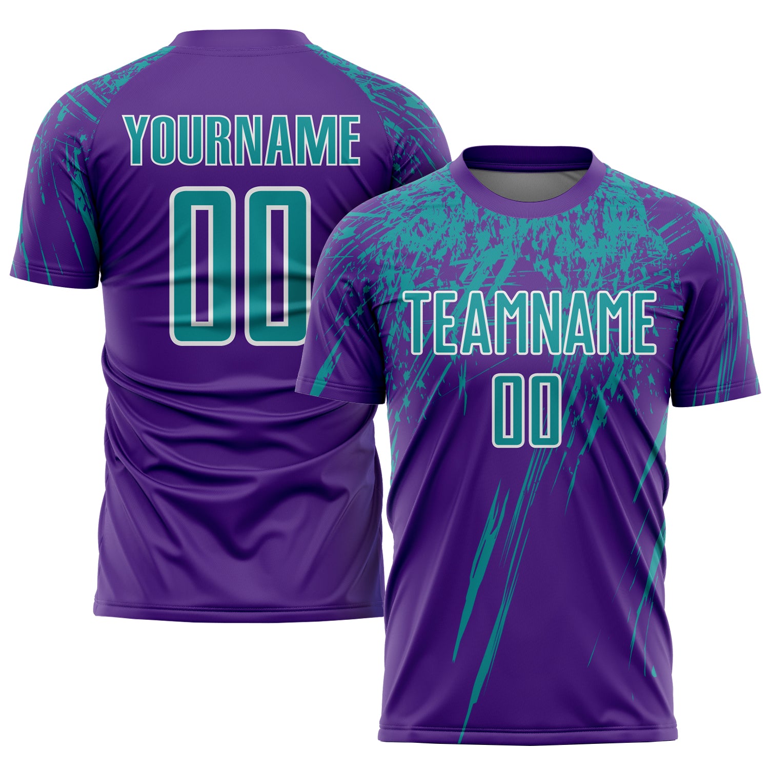 *Pre-Order* Spiderz Full Dye Jersey Buy In - Purple/Teal/White