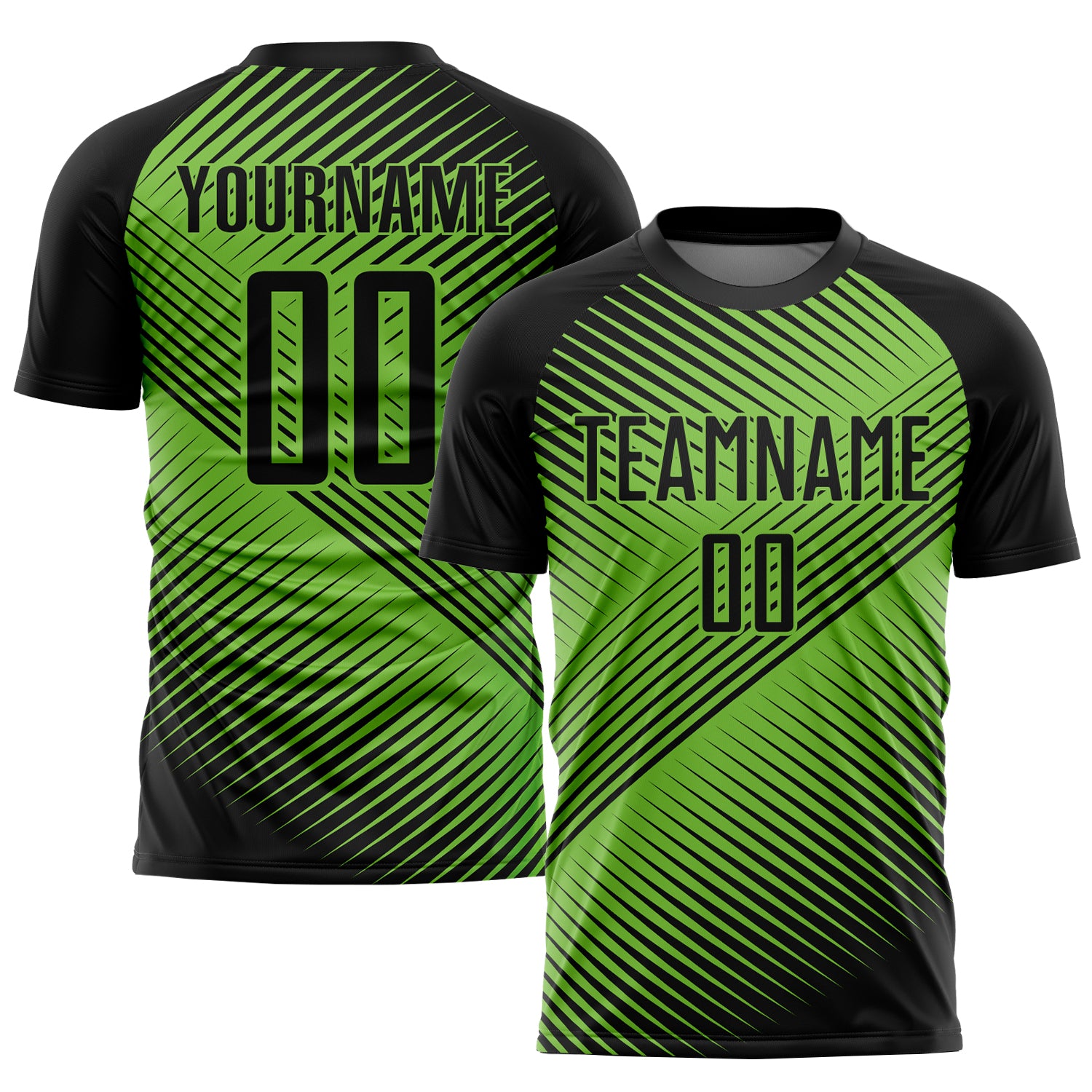 Neon Green Soccer Jersey Custom