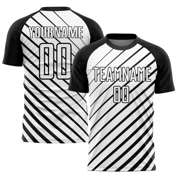 Cheap Custom Sky Blue Black Sublimation Soccer Uniform Jersey Free Shipping  – CustomJerseysPro