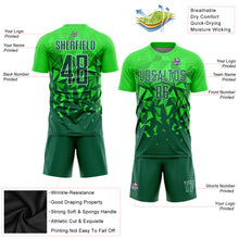 Laden Sie das Bild in den Galerie-Viewer, Custom Green Grass Green-White Sublimation Soccer Uniform Jersey
